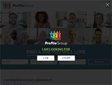 Tablet Screenshot of profilegroup.com
